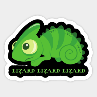 Lizard-Lizard-Lizard-Meme Sticker
